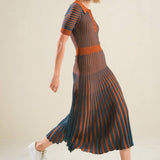 LUXE LIVING SWEATER MIDI DRESS