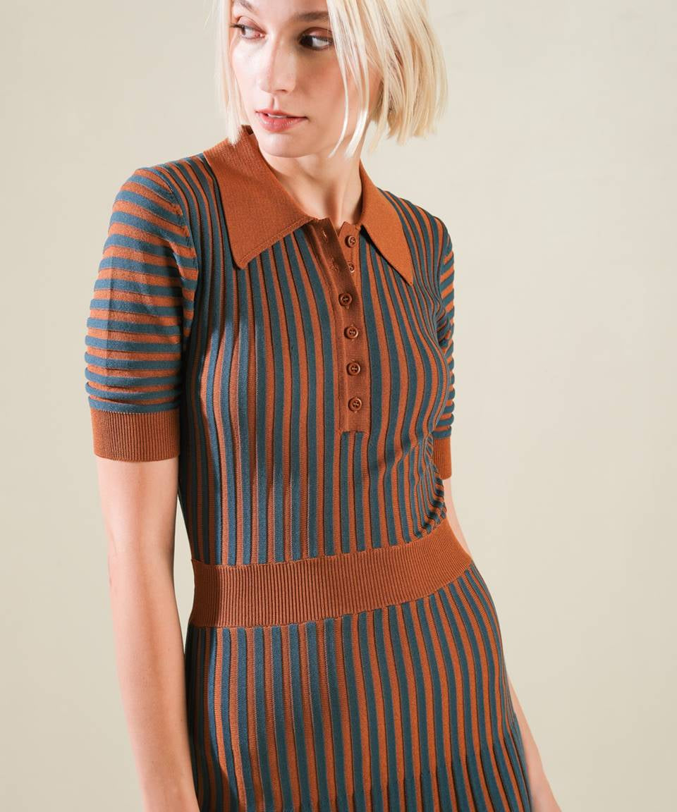 LUXE LIVING SWEATER MIDI DRESS
