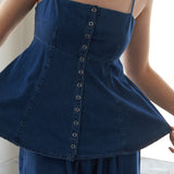 AUTHENTIC MOMENTS LIGHTWEIGHT DENIM TOP