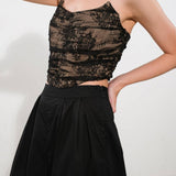 BE THE EXCEPTION LACE CROP TOP