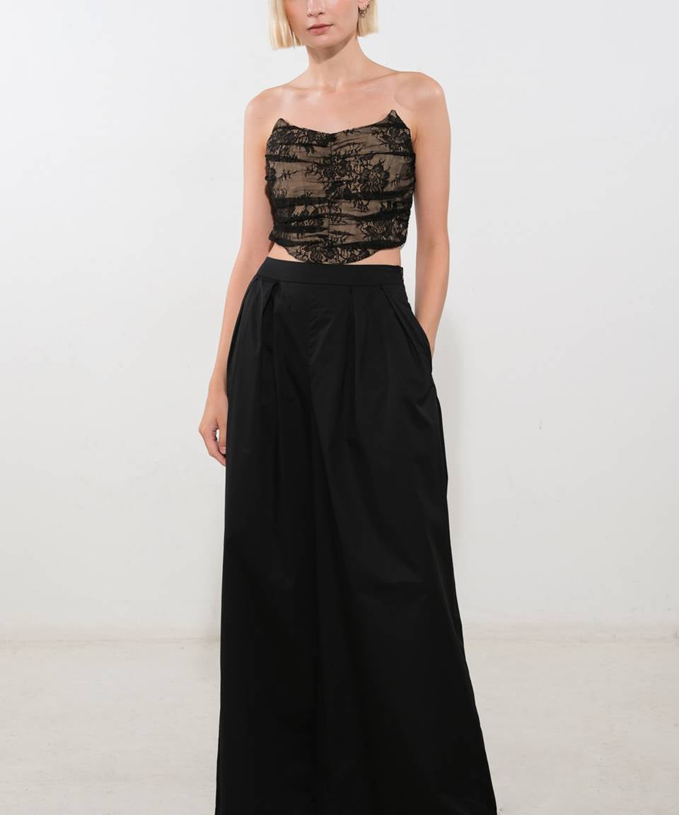 BE THE EXCEPTION LACE CROP TOP