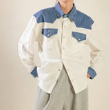 KEEP IT GOING WOVEN AND DENIM SHIRT