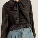 WHEREVER YOU MAY GO WOVEN TOP