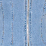 ALMOST ANGELIC LIGHT INDIGO DENIM TOP