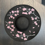 Floppy Sun Hat - XL Brim - Cherry Blossoms