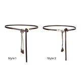 Recycled Leather Belt Versatile Styling For Dress And Blazer VIVETTE