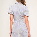 ADORABLE PRESENCE WOVEN MINI DRESS