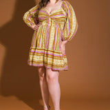 ALL MY PRIDE WOVEN MINI DRESS
