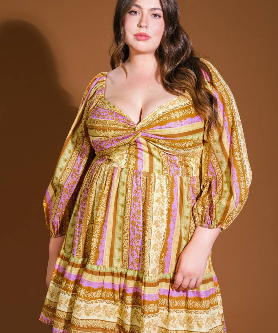 ALL MY PRIDE WOVEN MINI DRESS