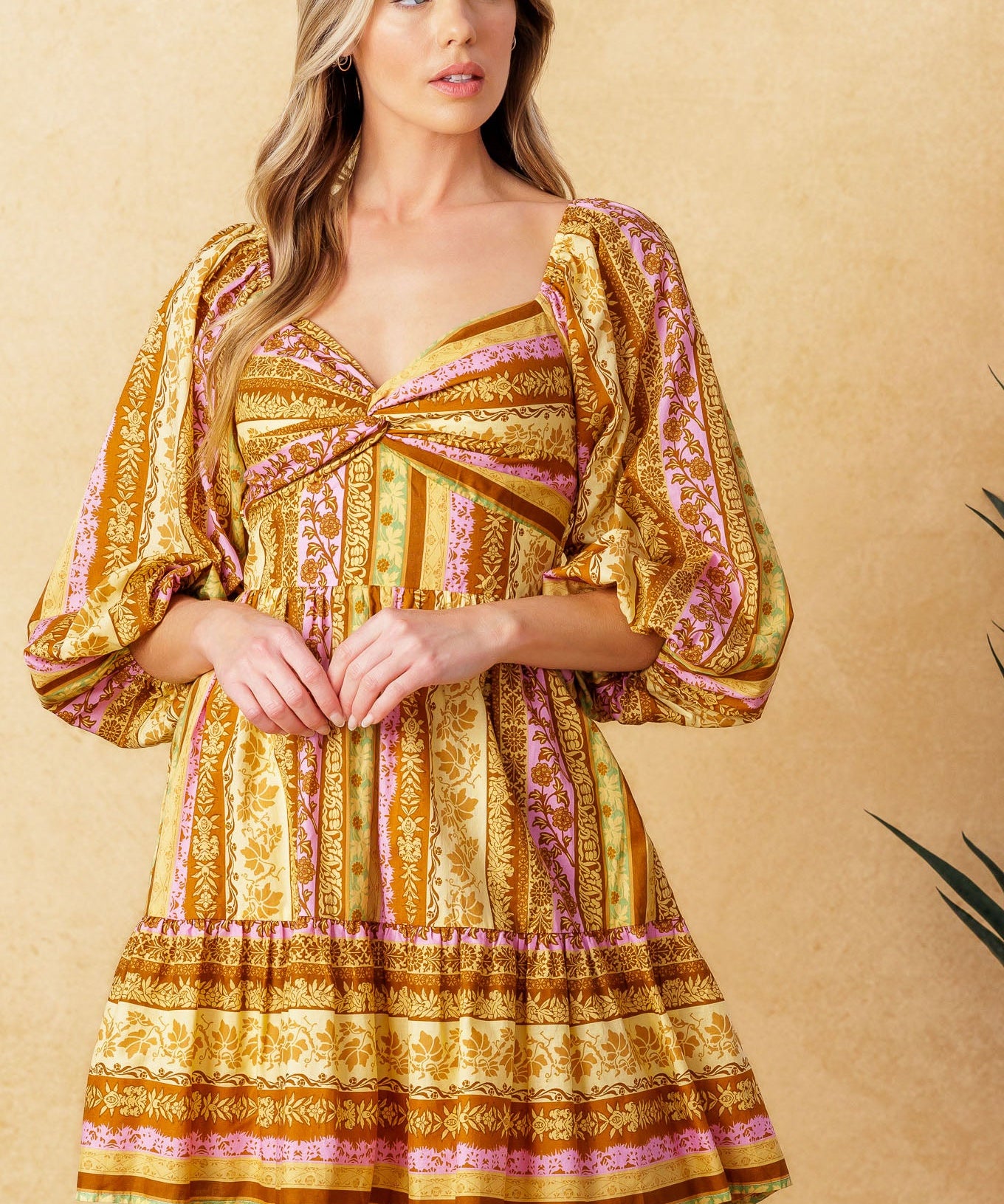 ALL MY PRIDE WOVEN MINI DRESS