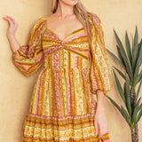 ALL MY PRIDE WOVEN MINI DRESS