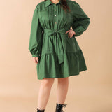 AESTHETIC POSE WOVEN MINI DRESS