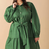AESTHETIC POSE WOVEN MINI DRESS