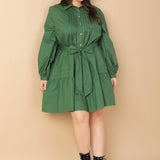 AESTHETIC POSE WOVEN MINI DRESS
