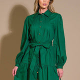 AESTHETIC POSE WOVEN MINI DRESS