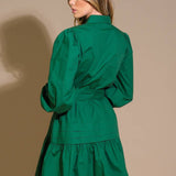 AESTHETIC POSE WOVEN MINI DRESS