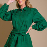 AESTHETIC POSE WOVEN MINI DRESS