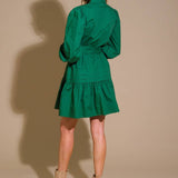 AESTHETIC POSE WOVEN MINI DRESS
