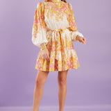 GO GET IT PINK WOVEN MINI DRESS