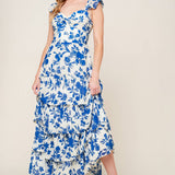 CAPTIVATING PERSONALITY WOVEN MAXI DRESS