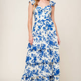 CAPTIVATING PERSONALITY WOVEN MAXI DRESS