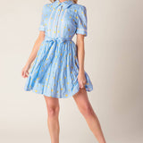 STARLIT SKIES WOVEN MINI DRESS