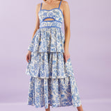 A GREAT ESCAPE WOVEN MIDI DRESS