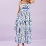 A GREAT ESCAPE WOVEN MIDI DRESS