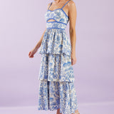 A GREAT ESCAPE WOVEN MIDI DRESS
