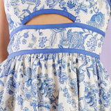 A GREAT ESCAPE WOVEN MIDI DRESS