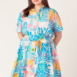 GARDEN SOCIAL WOVEN MINI DRESS