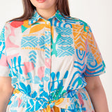 GARDEN SOCIAL WOVEN MINI DRESS