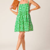 A WORLD FULL OF WONDER WOVEN MINI DRESS