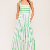 WILDFLOWER WALTZ  WOVEN MAXI DRESS