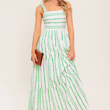 WILDFLOWER WALTZ  WOVEN MAXI DRESS