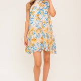SUMMER SPELL IVORY WOVEN MINI DRESS