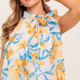 SUMMER SPELL IVORY WOVEN MINI DRESS