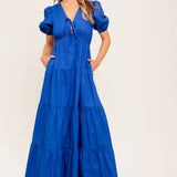 SUMMER GLOW WOVEN MAXI DRESS