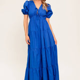 SUMMER GLOW WOVEN MAXI DRESS