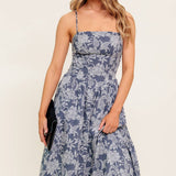 ORDINARY IS OVERRATED WOVEN MIDI DRESS