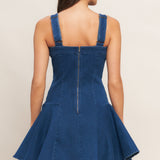 RODEO BREEZE DENIM MINI DRESS