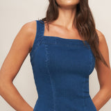 RODEO BREEZE DENIM MINI DRESS