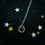Small Teardrop Meteorite Pendant