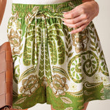 DISTANT ECHOES GREEN SHORTS