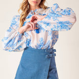 DISTANT ECHOES DENIM SKORT