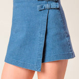 DISTANT ECHOES DENIM SKORT