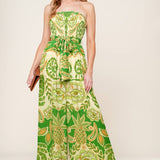 CAMERON MEADOW GREEN WOVEN JUMPSUIT