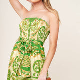 CAMERON MEADOW GREEN WOVEN JUMPSUIT