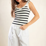 TIME FOR TEA SWEATER KNIT TANK TOP