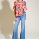 SPARKLY ENERGY WOVEN TOP